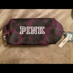 Pink makeup bag